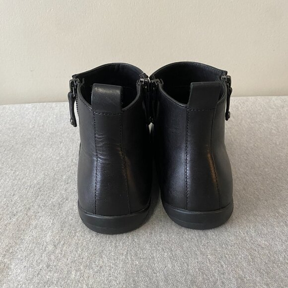 Revere Toronto Black Leather Ankle Zip Boot Shoe Women’s Size 8 - Picture 7 of 14
